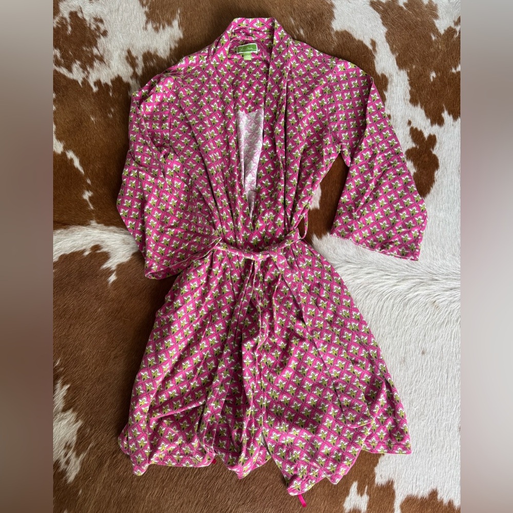 Pink Vera Bradley Floral Robe